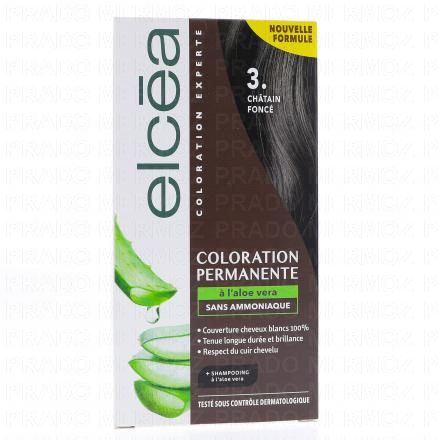 Coloration permanente à l'aloé vera chatain foncé 3.