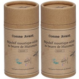 Répulsif anti-moustique solide au beurre de murumuru