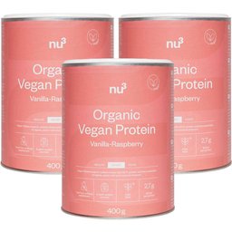 Organic Vegan Protein Shake, vanille-framboise