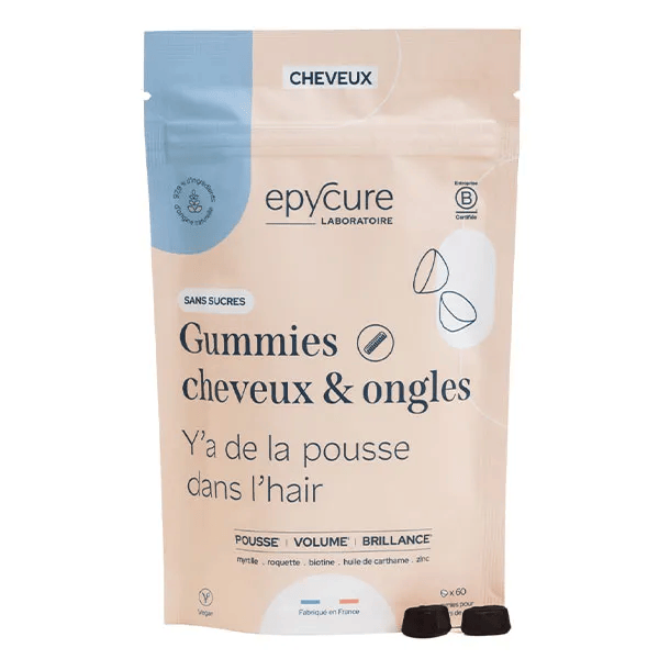 gummies cheveux et ongles sans sucre