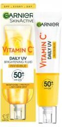 SkinActive Vitamine C Fluide Anti-UV Quotidien Anti-Taches Invisible SPF50 + 40 ml - Tube 40 ml