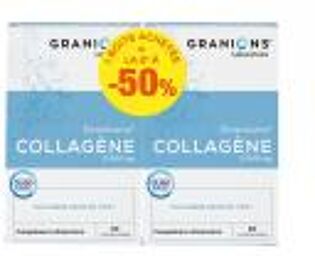 Collagène 2500 mg Lot de 2 x 60 comprimés - Boîte 2x60 comprimés