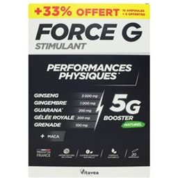 Force G Stimulant Naturel 20 Ampoules