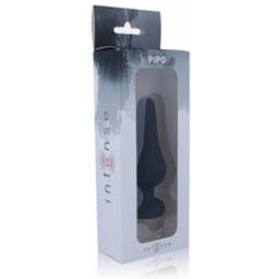 Intense Anal Plug Pipo L Silicone Noir 13cm 1pc