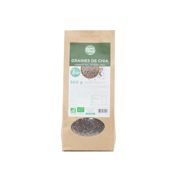 Supra Food Graines de Chia Bio 500g