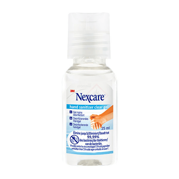 Nexcare™ Gel Désinfectant mains transparent, 25 ml, 1/paquet