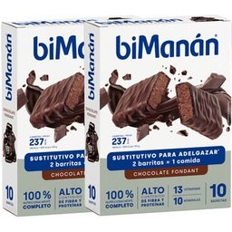 Pack Barre Sustitutif Repas Chocolat Fondant 20uts