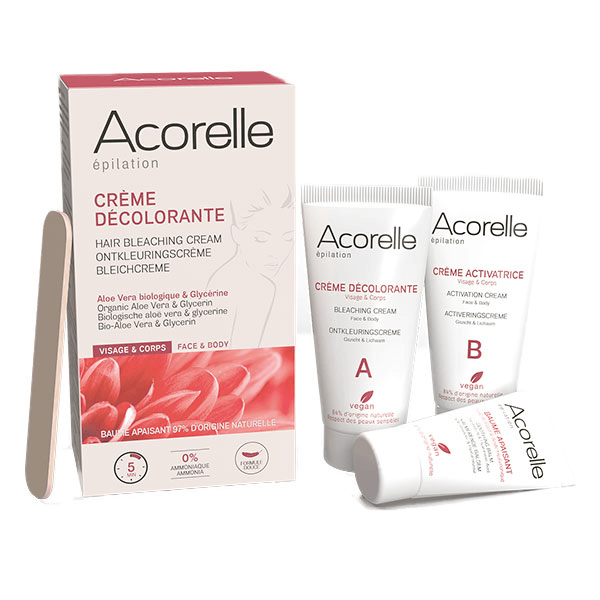 Epilation Kit Crème Décolorante Visage et Corps