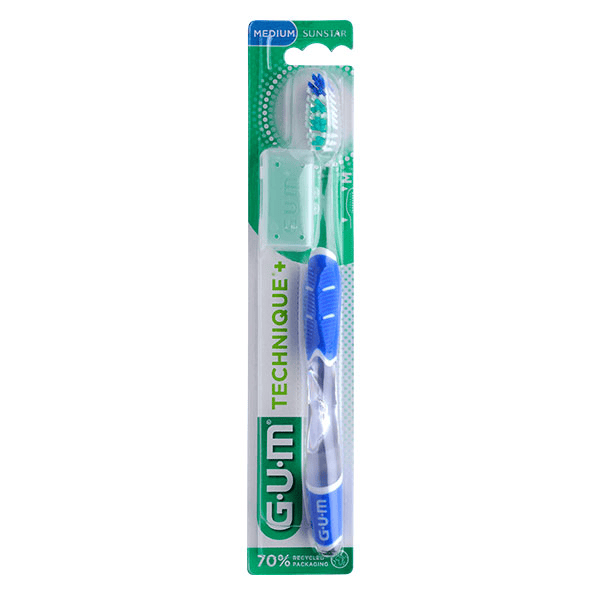Brosse à Dents N°493 Technique+ Compacte Medium