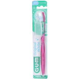 Gum® Original White Brosse à dent compacte souple
