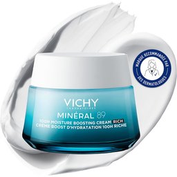 Minéral 89 crème riche boost d'hydratation 72h peaux sèches
