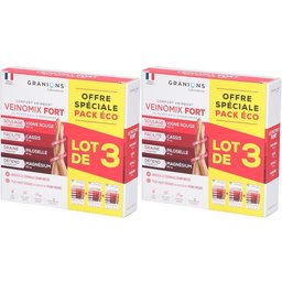 Granions Veinomix fort Lot de 3 mois