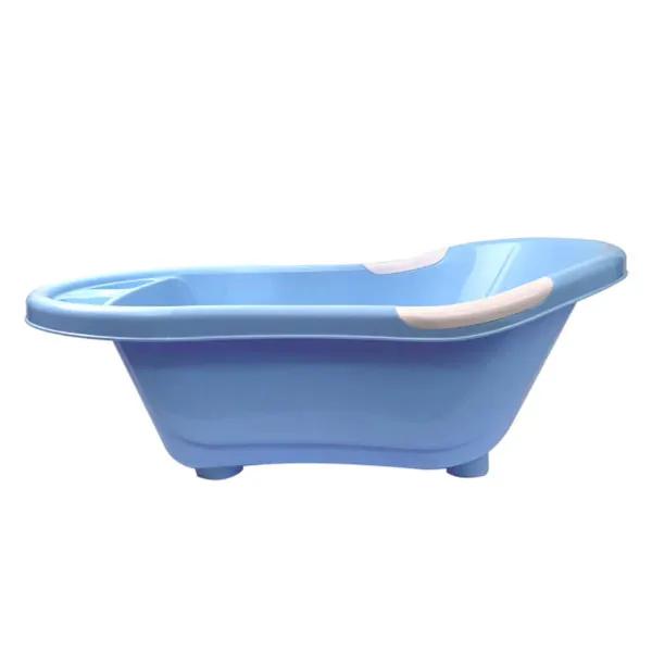 Baignoire bébé 4 mois à 3 ans Trou et bouchon de vidange Coloris Bleue