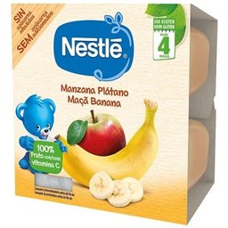 Nestlé Puré Manzana Plátano 4x100g