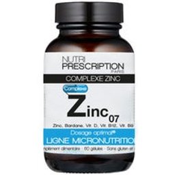 Zinc07 Complexe Zinc 60 Gélules