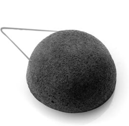 Éponge konjac visage au charbon de bambou