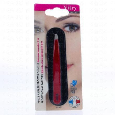 Face Care - Pince à épiler professionnelle en crabe rouge couleur rouge