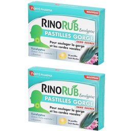 Forte Pharma RinoRub Pastilles Gorge
