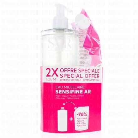 Sensifine AR Eau micellaire 400ml + eco recharge 400ml