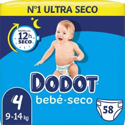 Bebé Seco T4 9-14kgs 58uds