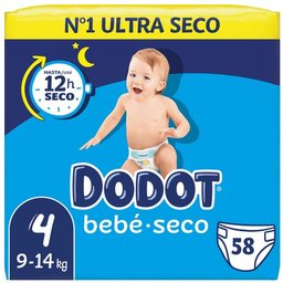 Bebé Seco T4 9-14kgs 58uds