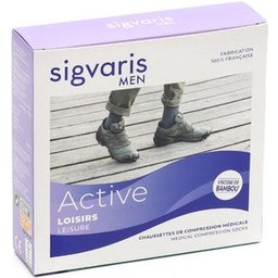 2 Activ Loisirs New Calcetin Hombre Negro MN 1 Par