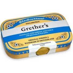 Blackcurrant Pastilles sans sucre Cassis