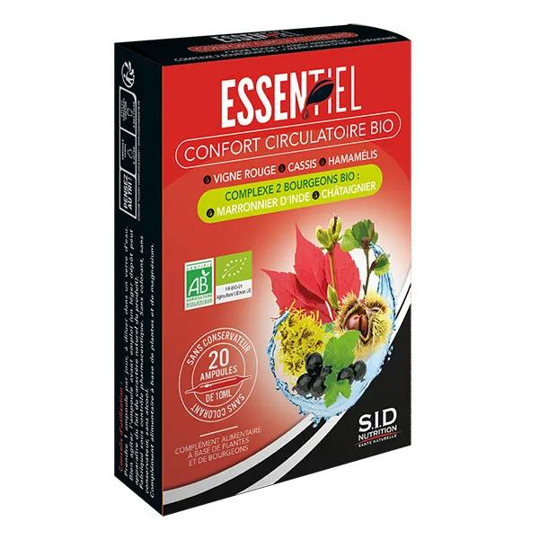 Essentiel Confort Circulatoire Bio 20 ampoules