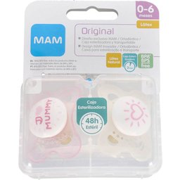 Soother Original Latex 0-6M 2 Unités