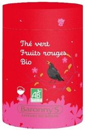 Infusettes Thé vert, Fruits rouges BIO - Barrony''s