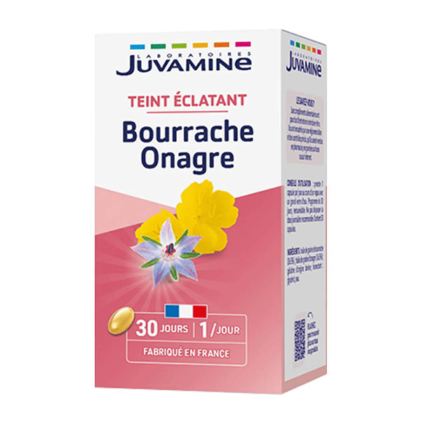 Teint Eclatant Bourrache Onagre 30 capsules