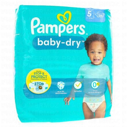 Baby dry 12h taille 5 - 11à16kg x31 couches
