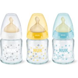 Latex mamelon mamelon large bouche bouteille en verre taille 1 125ml
