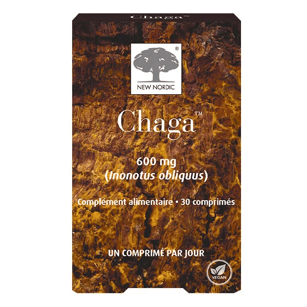 Chaga Mono Champignon antioxydant 30 comprimés