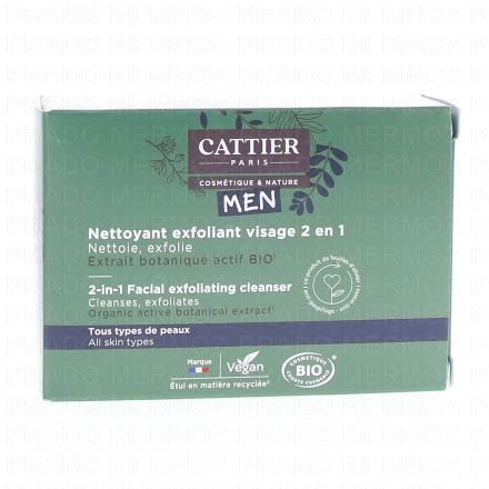 Homme - Nettoyant exfoliant visage 3en1 bio 85g