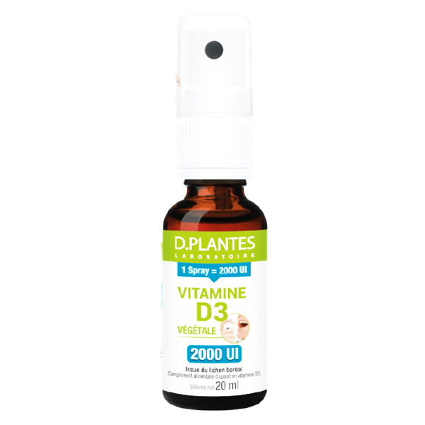 Vitamine D3 2000UI Végétale Spray 20ml