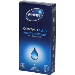 Manix® Contact Plus Préservatifs ultra-fins, extra lubrifiés