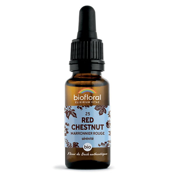 Fleur De Bach 25 Red Chestnut Marronier Rouge Bio 20 ml