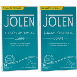 Jolen bandes dépilatoires jambes