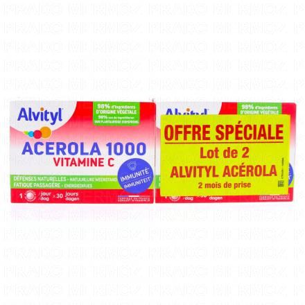Vitalité - Acerola 1000 Vitamine C Lot de 2