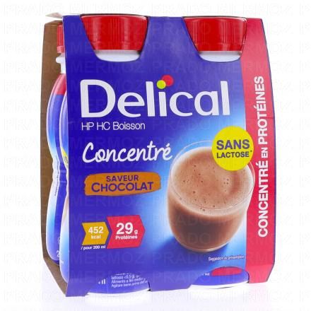 Concentrée - Boisson HP/HC sans lactose chocolat 4x200ml