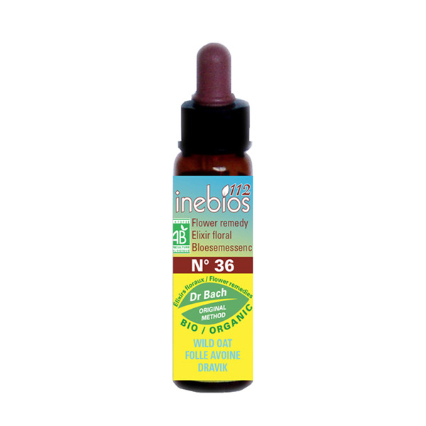 Fleur de Bach n°36 Wild Oat - Folle Avoine Bio 10ml
