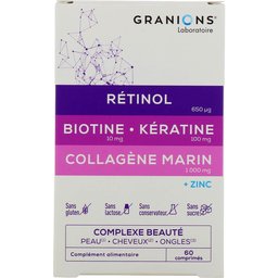 Complexe Beauté Peau Cheveux Ongles 60 Comprimés
