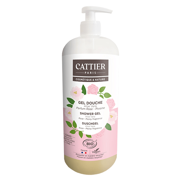 Gel Douche Rose Pivoine Bio 1L