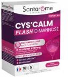 Cys'calm Flash D-Mannose 10 Sachets - Boîte 10 sachets