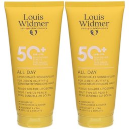 Louis Widmer® Fluide solaire liposomal All Day pour tous les types de peau