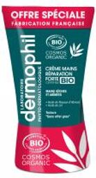 Dermophil Certifié Bio Lot de 2 Crèmes Mains Réparation Forte 75 ml - Lot 2 x 75 ml