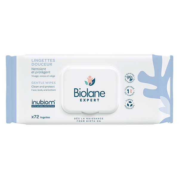 - Lingettes Douceur - Peaux Sensibles - 72 lingettes