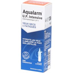 Aqualarm Intensive UP 10 mL  Hydrate les Yeux et Améliore le Port des Lentilles