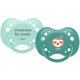 Sucettes Anatomiques Paresseux +6M A106 2 Unités
